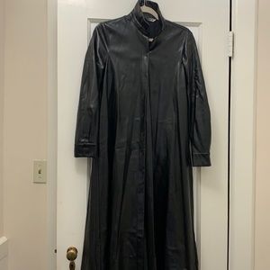 Faux Leather Black Zara dress